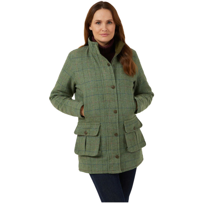 Waterproof tweed cheap jacket ladies